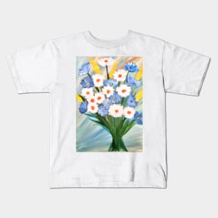 The bunch of mixed flowers Kids T-Shirt